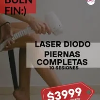 Promoción depilación láser piernas