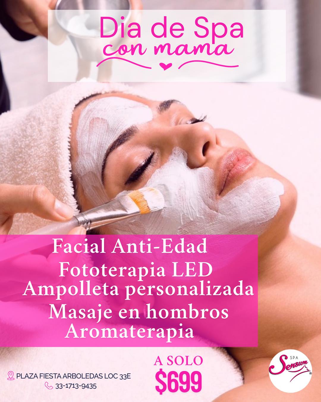 Tratamientos faciales y día de spa en Sensum Spa