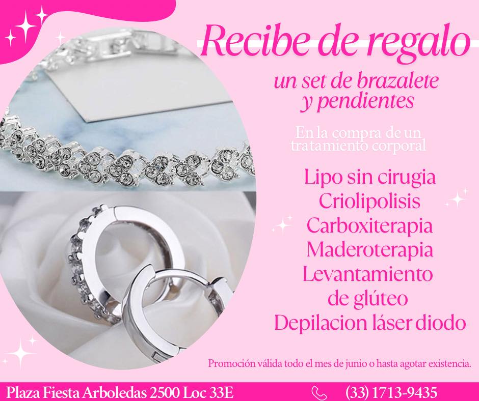 Promoción brazalete y pendientes Sensum Spa